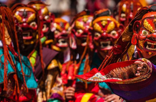 Bhutan’s Vibrant Heart: The Thimphu Tshechu Festival Image